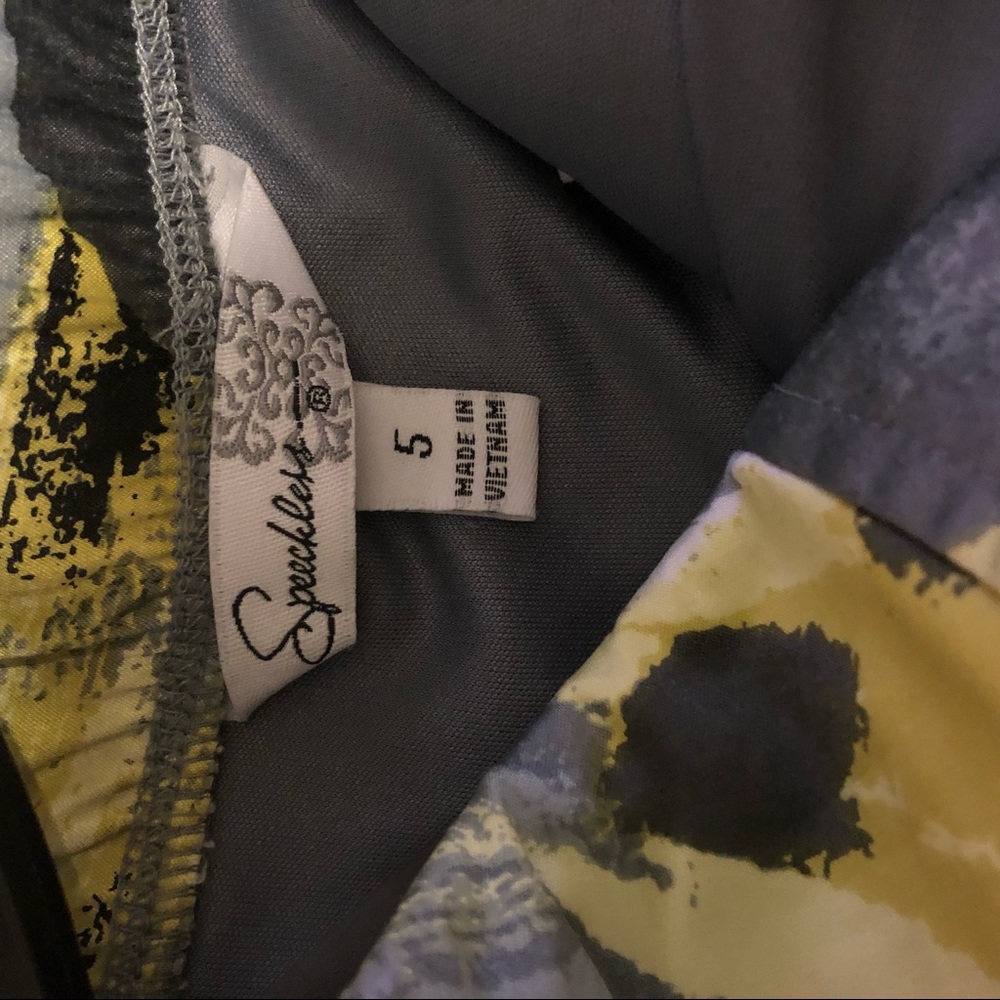 Speechless Strapless Watercolor Formal Dress Sz 5 - Picture 3 of 6